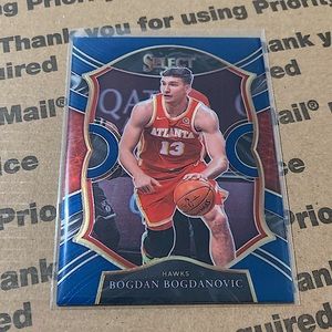 Bogdan Bogdanovic ‘21 Select Blue Parallel Card
